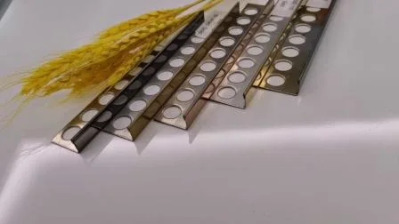 Угловые алюминиевые профили для отделки керамической плитки для ванной комнаты